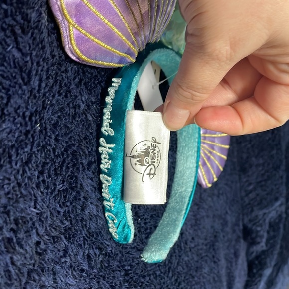 NWT Disney Minnie Mouse ears Little Mermaid 30th Anniversary - Picture 3 of 3